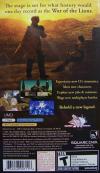 Final Fantasy Tactics: The War of the Lions Box Art Back